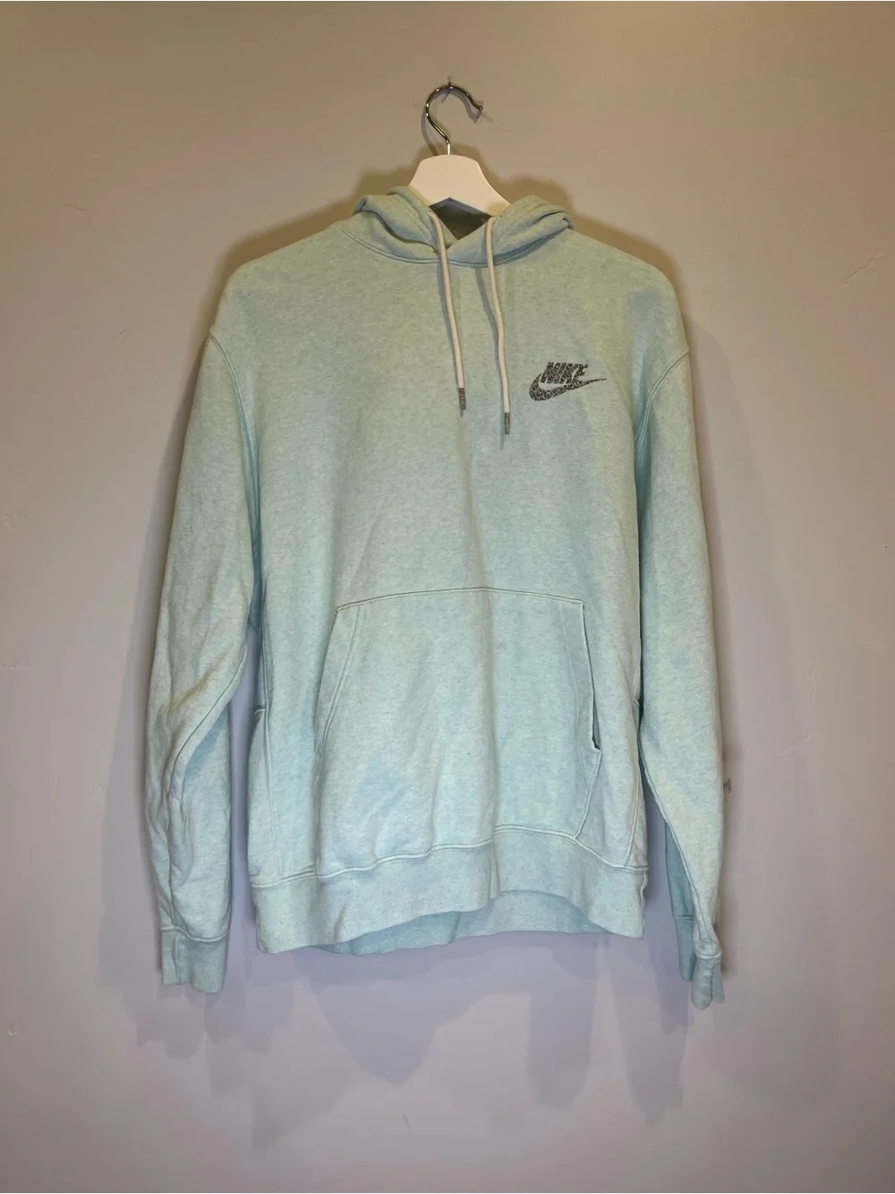Nike Men's Mint Green Pullover Hoodie